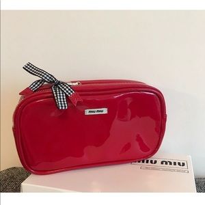 Miu Miu cosmetic pouch